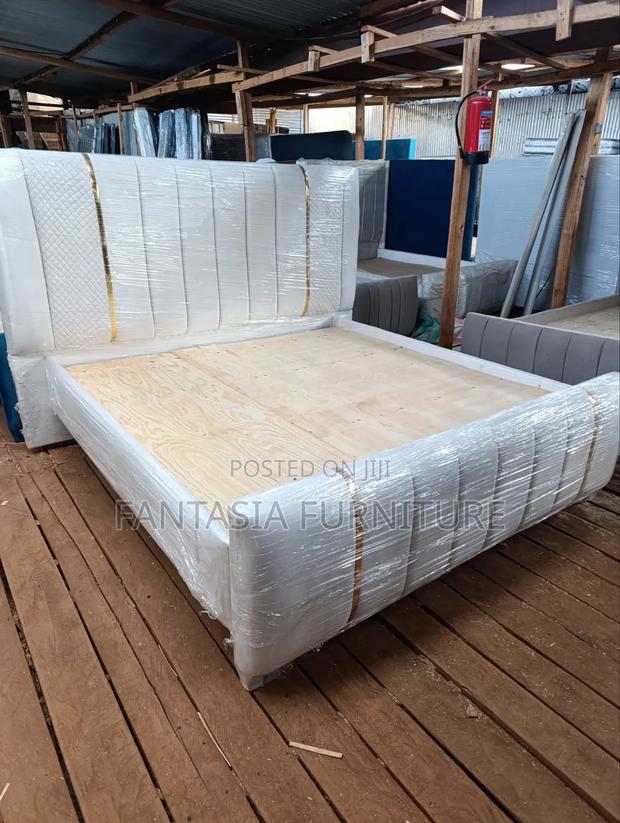 6x6-Foot White Bed