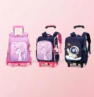 Waterproof Rolling Trolley School Bag