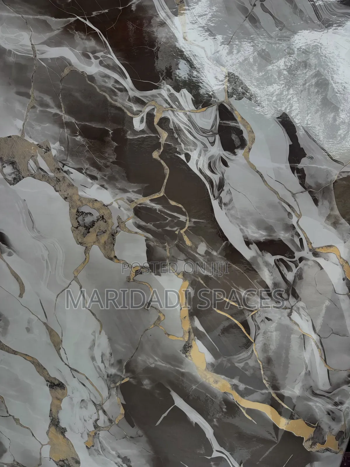 Unique UV Marble Stickers Easy to Install