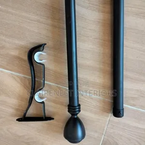 Strong Powder Coated  Rods for Lasting Curtain Style.