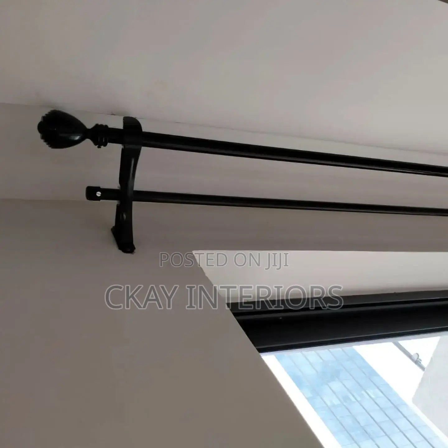 Strong Powder Coated  Rods for Lasting Curtain Style.