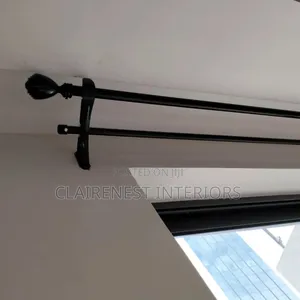 Strong Powder Coated  Rods for Lasting Curtain Style.