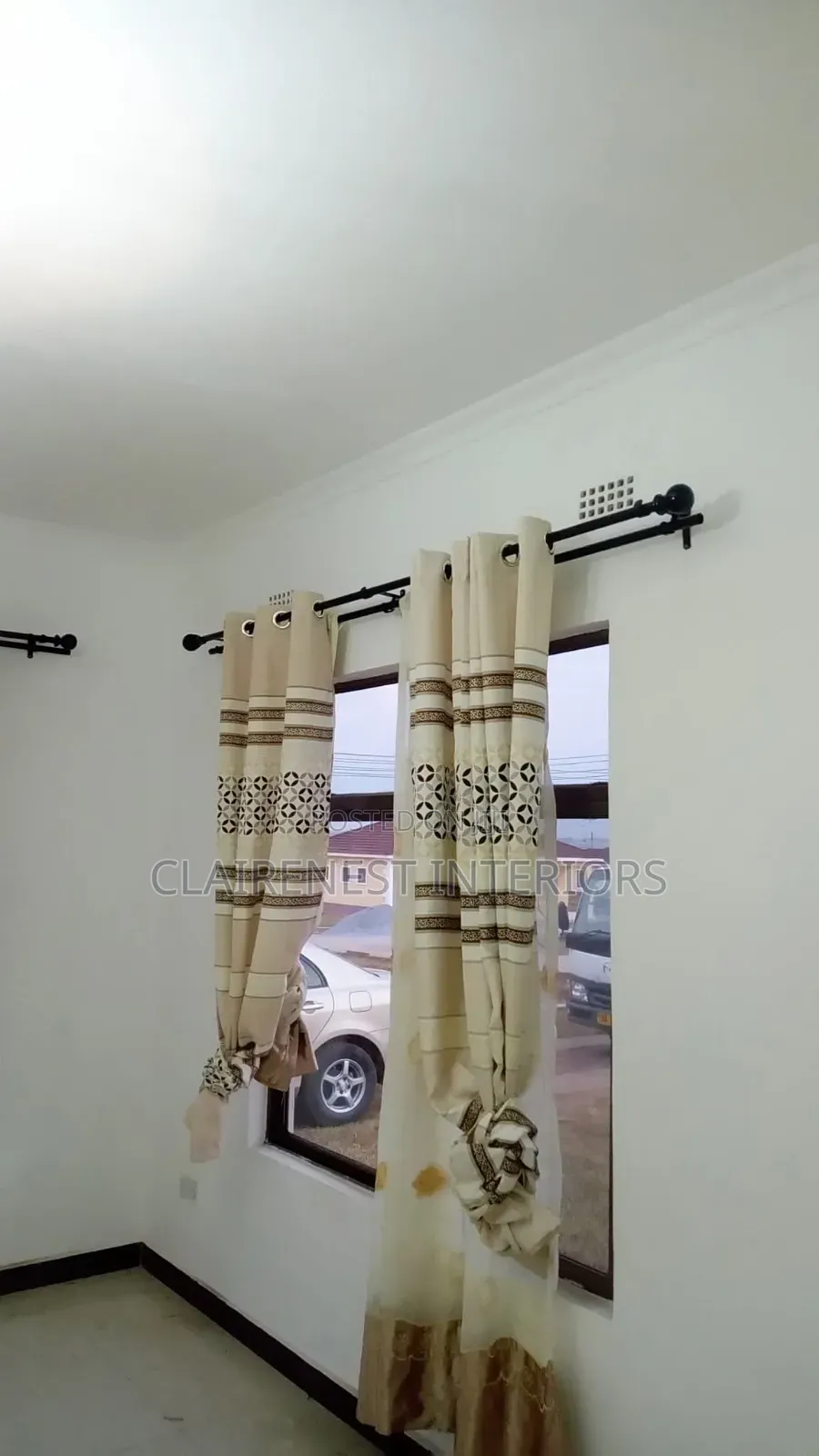 Elegant Powder Coated Rods for Attractive Windows.