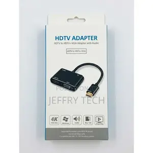 HDTV to HDTV + VGA Adapter With Audio