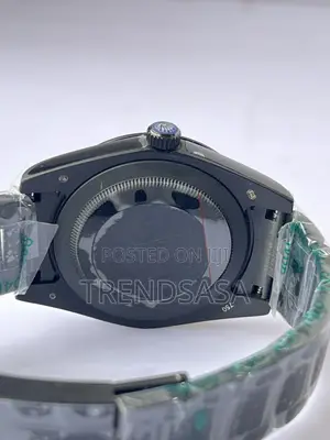 Rolex Airking Full Black Metallic Watch