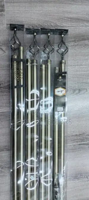 3m Double Adjustable Durable Curtain Rods for Contemporary Homes.
