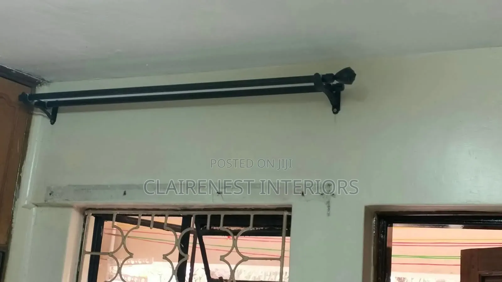 Powder-Coated Curtain Rods for Refined Spaces.
