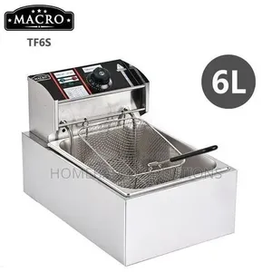 Macro 6 Litres Single Electric Deep Fryer