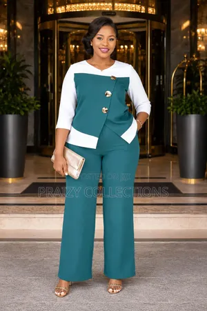 OFFICIAL Women 2pcs SET :Matching Trouser and Top - ORIGINAL QUALITY