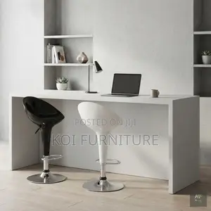 Barstools; Glossy Sleek Adjustable Bar Stool