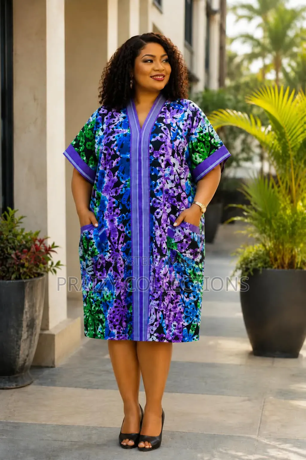 Elegant Classy🌹
Custom Made Ankara Shirt Dress