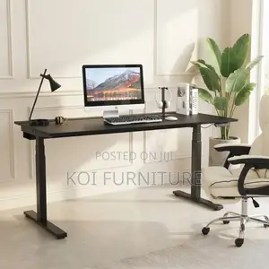 Office Desk; 1.2M Modern Height-Adjustable Standing Office Desk