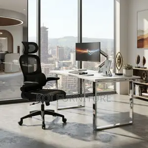 Office Chair; Orthopedic Office Chair With Flip Armrests