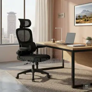Office Chair; Orthopedic Office Chair With Flip Armrests