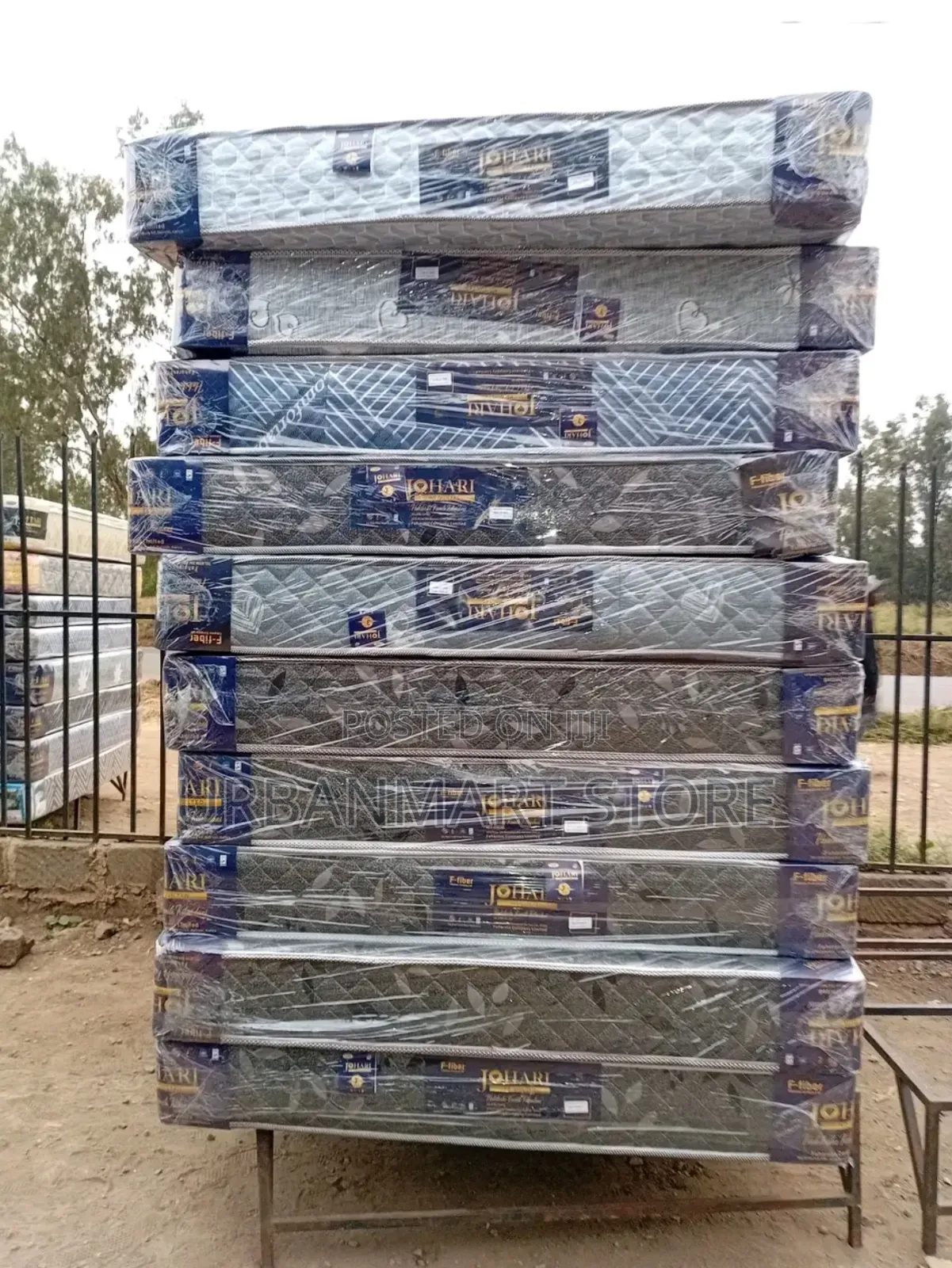 8 Inches Johari 4×6 Fibre Mattress – High Density & Supportive