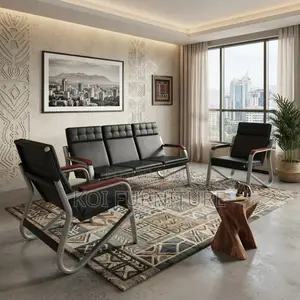 Office Sofa; Five Seaters Modern Office Visitors Recption Sofa Set