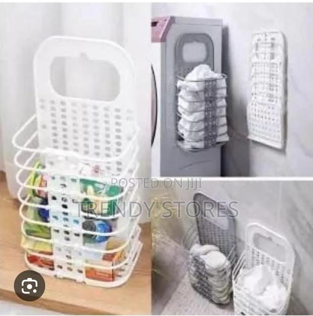 Wall-Mounted Laundry Basket