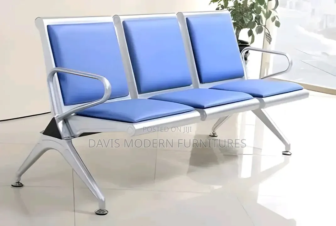Blue Waiting Bench