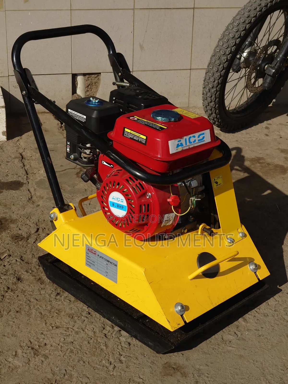 AICO 90KG Heavy-Duty Plate Compactor