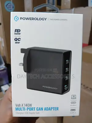 Powerology Voltflow GaN Wall Charger PD 140W