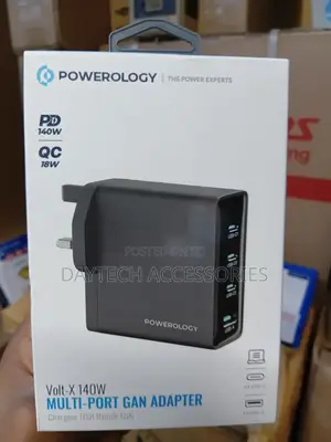 Powerology Voltflow GaN Wall Charger PD 140W