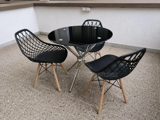 Round Glass Dining Set - thumbnail 2