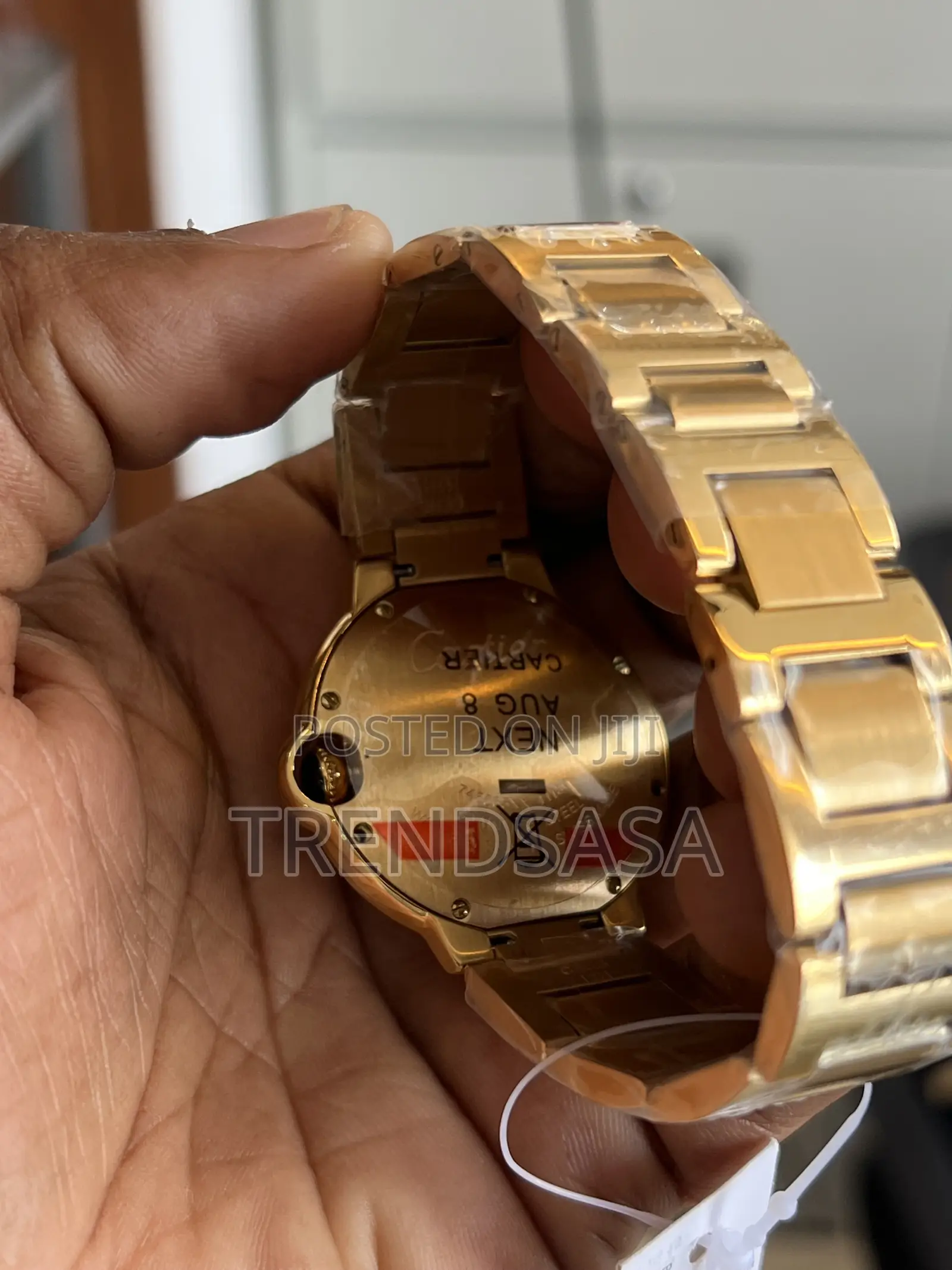 Cartier Yellow Gold Iced Bezel Ladies Watch