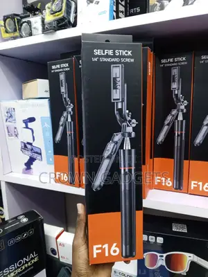 F16 1.7M Selfie Stick Tripod Stand With 360° Rotation Phone Holder