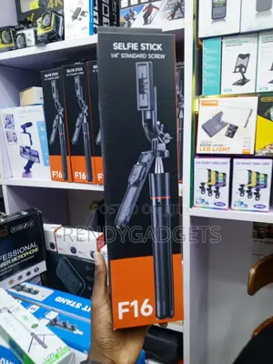 F16 1.7M Selfie Stick Tripod Stand With 360° Rotation Phone Holder