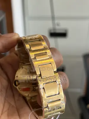 Cartier Yellow Gold Iced Bezel Ladies Watch