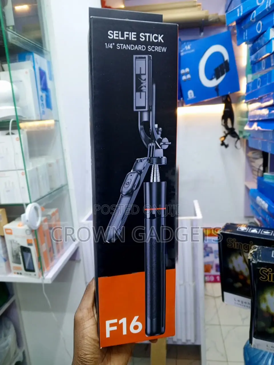 F16 Long Selfie Stick Tripod Stand 1.7M Adjustable Phone Holder
