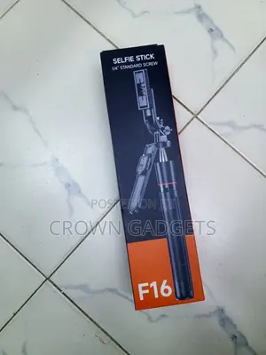 F16 Extendable Phone Tripod Selfie Stick With 1/4 Screw & 360 Rotation