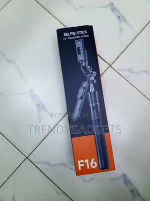 F16 Extendable Phone Tripod Selfie Stick With 1/4 Screw & 360 Rotation