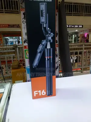F16 Long Selfie Stick Tripod Stand 1.7M 360° Rotating Phone Holder
