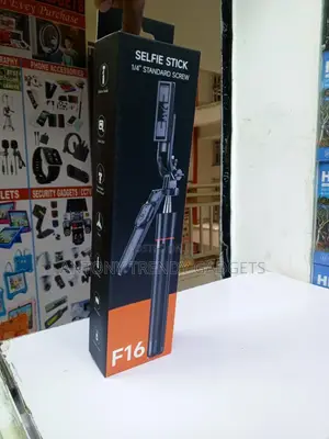 F16 Adjustable 1.7M Selfie Stick Tripod Stand for Phone & Camera