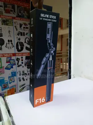 F16 Adjustable 1.7M Selfie Stick Tripod Stand for Phone & Camera