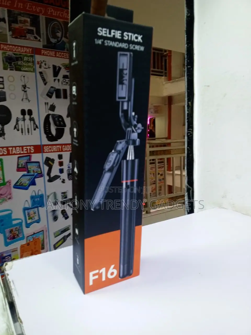 F16 Adjustable 1.7M Selfie Stick Tripod Stand for Phone & Camera