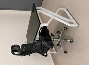 Modern Office Desk & Ergonomic Mesh Chair Set