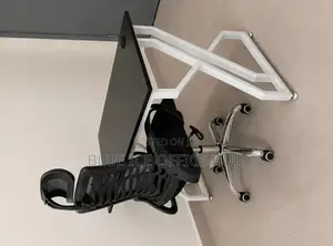 Modern Office Desk & Ergonomic Mesh Chair Set