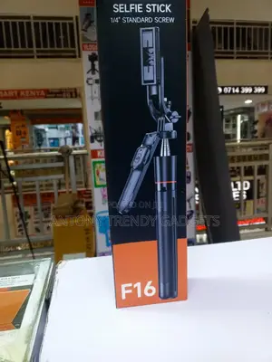 F16 360° Rotating Selfie Stick Tripod With 1/4" Screw Phone Holder