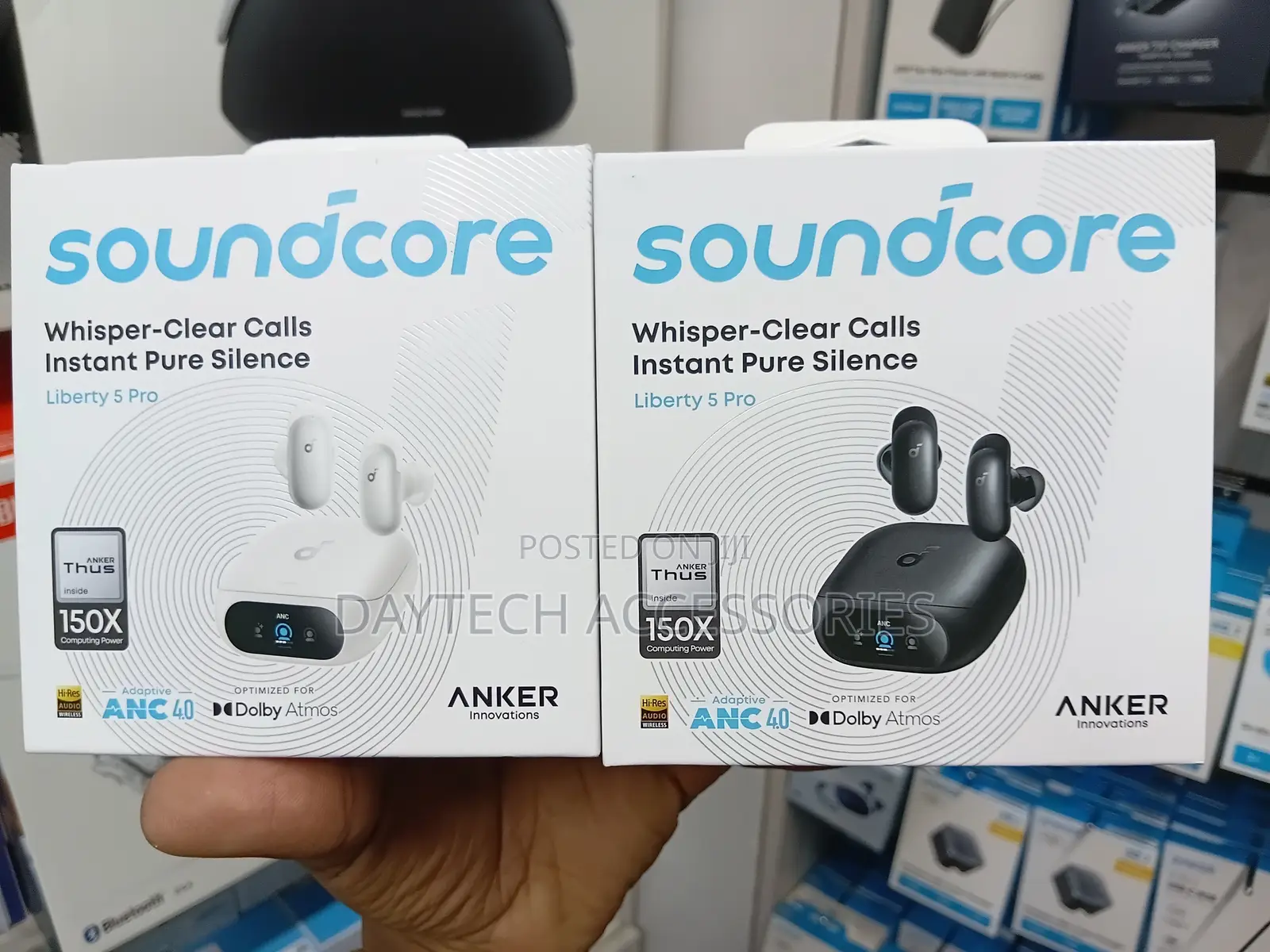 Anker Soundcore Liberty 5 Pro True Wireless Noise-Cancelling Earbuds.