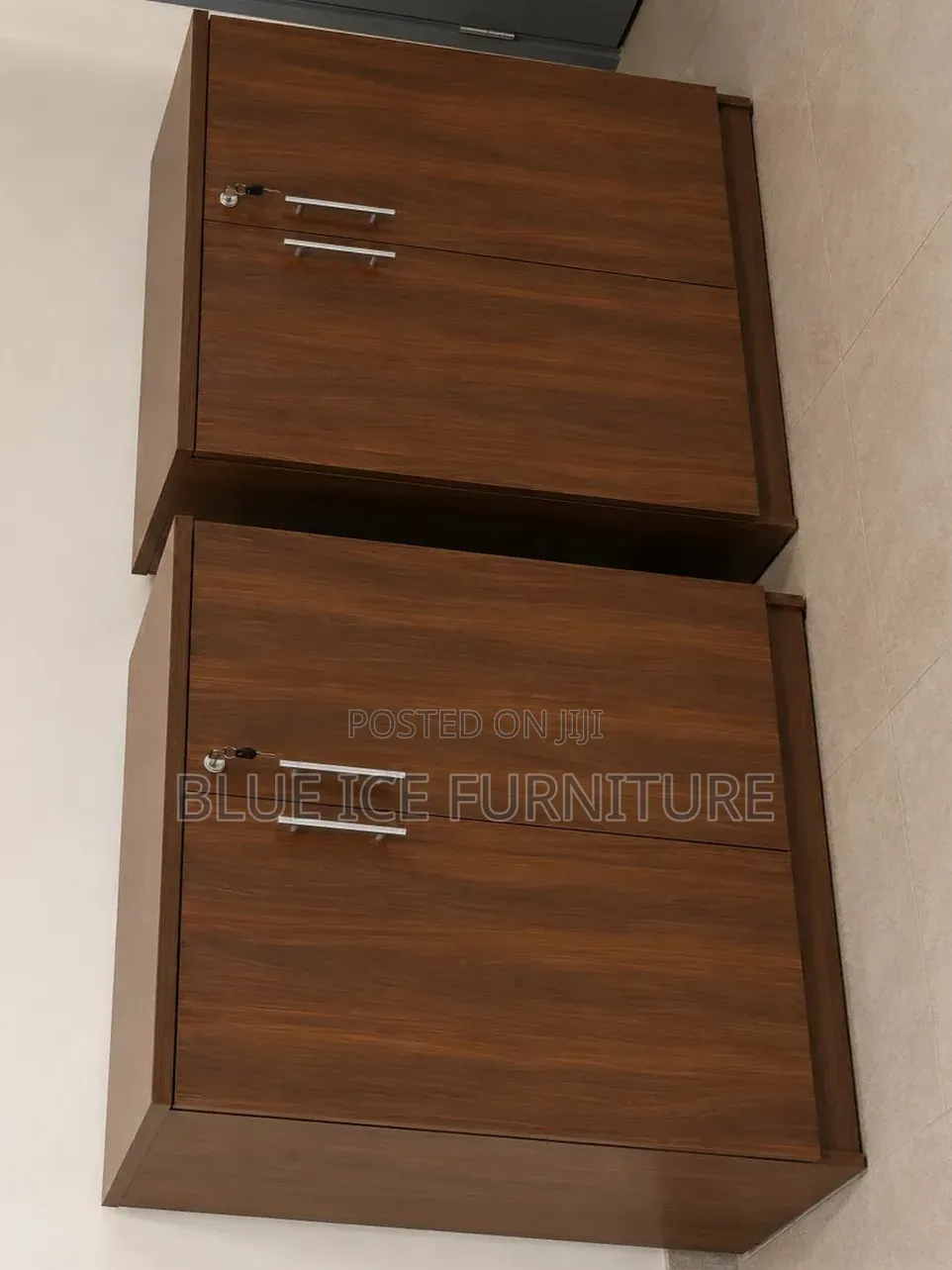 Lockable Wooden Filing & Document Cabinet