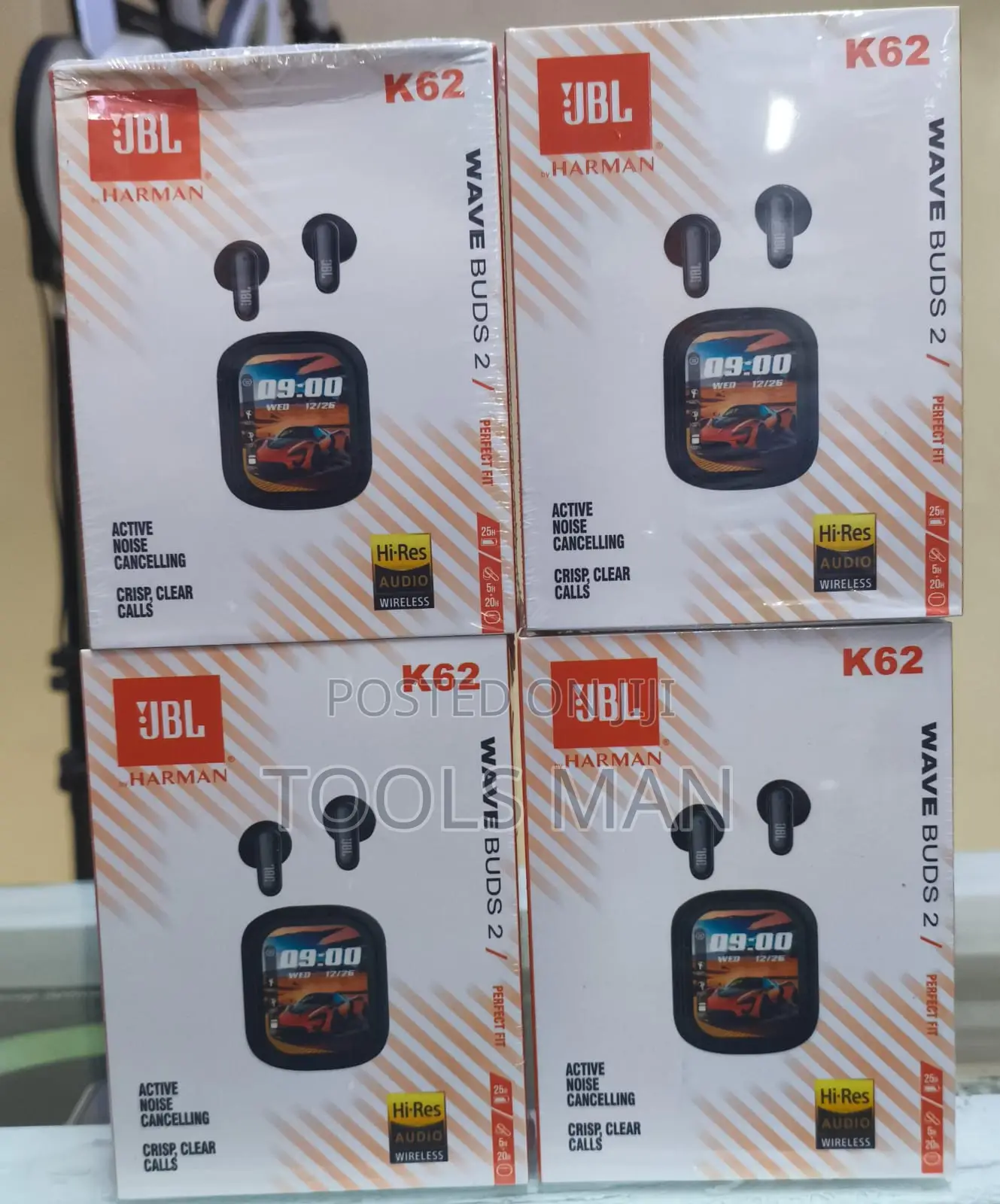 JBL K62 WAVE BUDS 2 Wireless Earbuds Active Noise Cancelling. Ear Pods