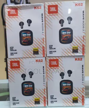 JBL K62 WAVE BUDS 2 Wireless Earbuds Active Noise Cancelling. Ear Pods