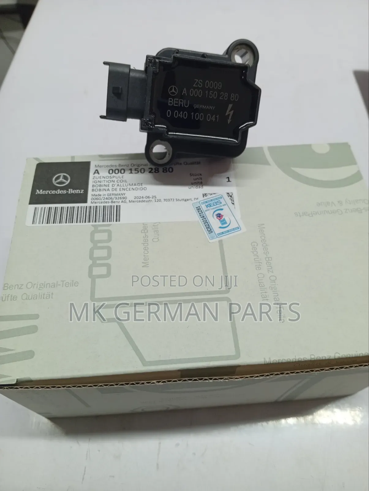 Genuine Mercedes Ignition Coil.