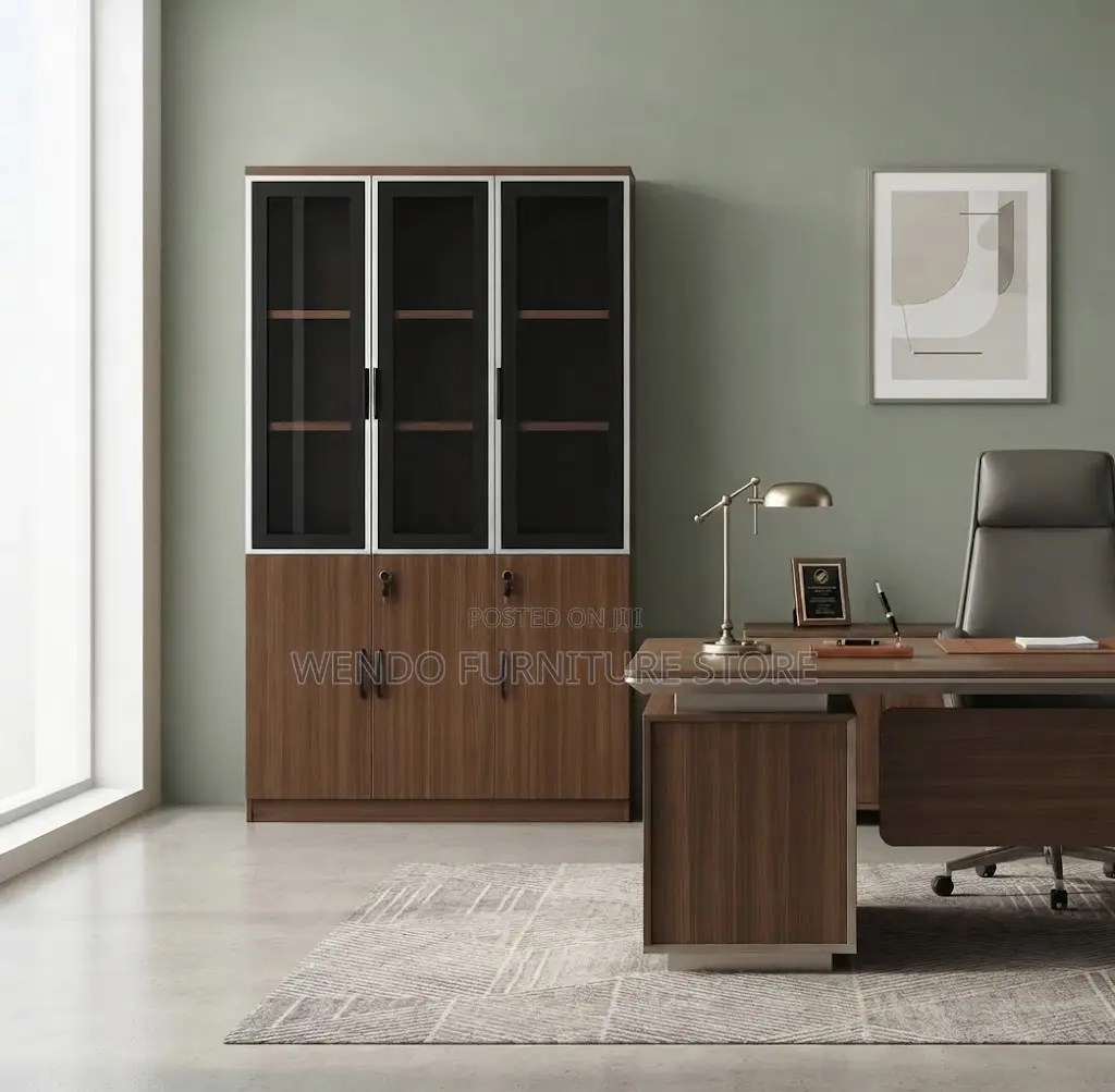 Office Cabinet; 6 Drawers Wooden Home Offices Executive Cabinet