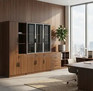 Office Cabinet; 6 Drawers Wooden Home Offices Executive Cabinet