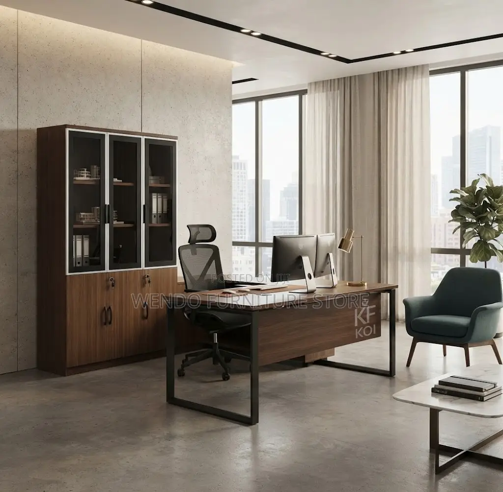Office Cabinet; 6 Drawers Wooden Home Offices Executive Cabinet