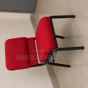 Red Padded Upholstered Church & Conference Chair