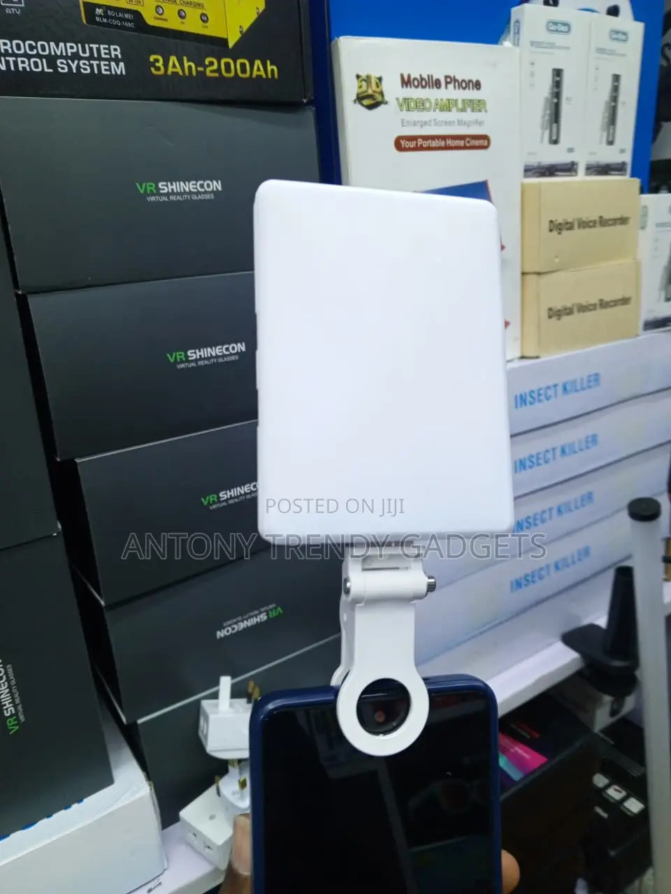 LED Selfie Light for Smartphone Camera Video Calls & Live Streaming